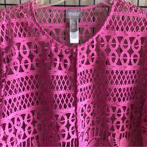 Chico's Pink Lace Top